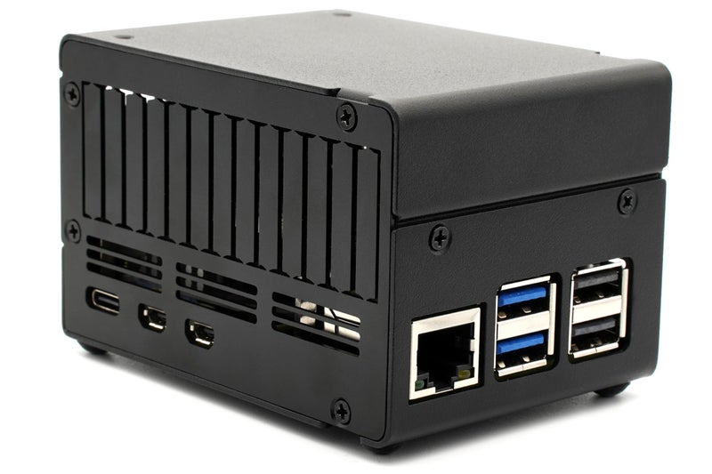 KKSB Cases حافظة KKSB لراسبيري باي 5 مع مساحة للقبعات، لوحات الإضافة، المبرد، و NVMe Hats - Image 1